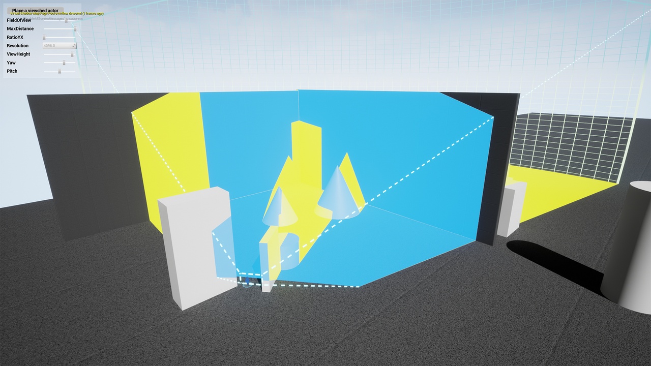 Media 1 for listing Viewshed Analysis: Area Visibility and Camera Frustum Visualization