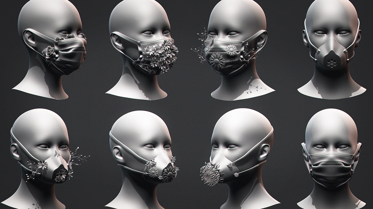 Media 1 for listing Medical Mask Constructor Kitbash