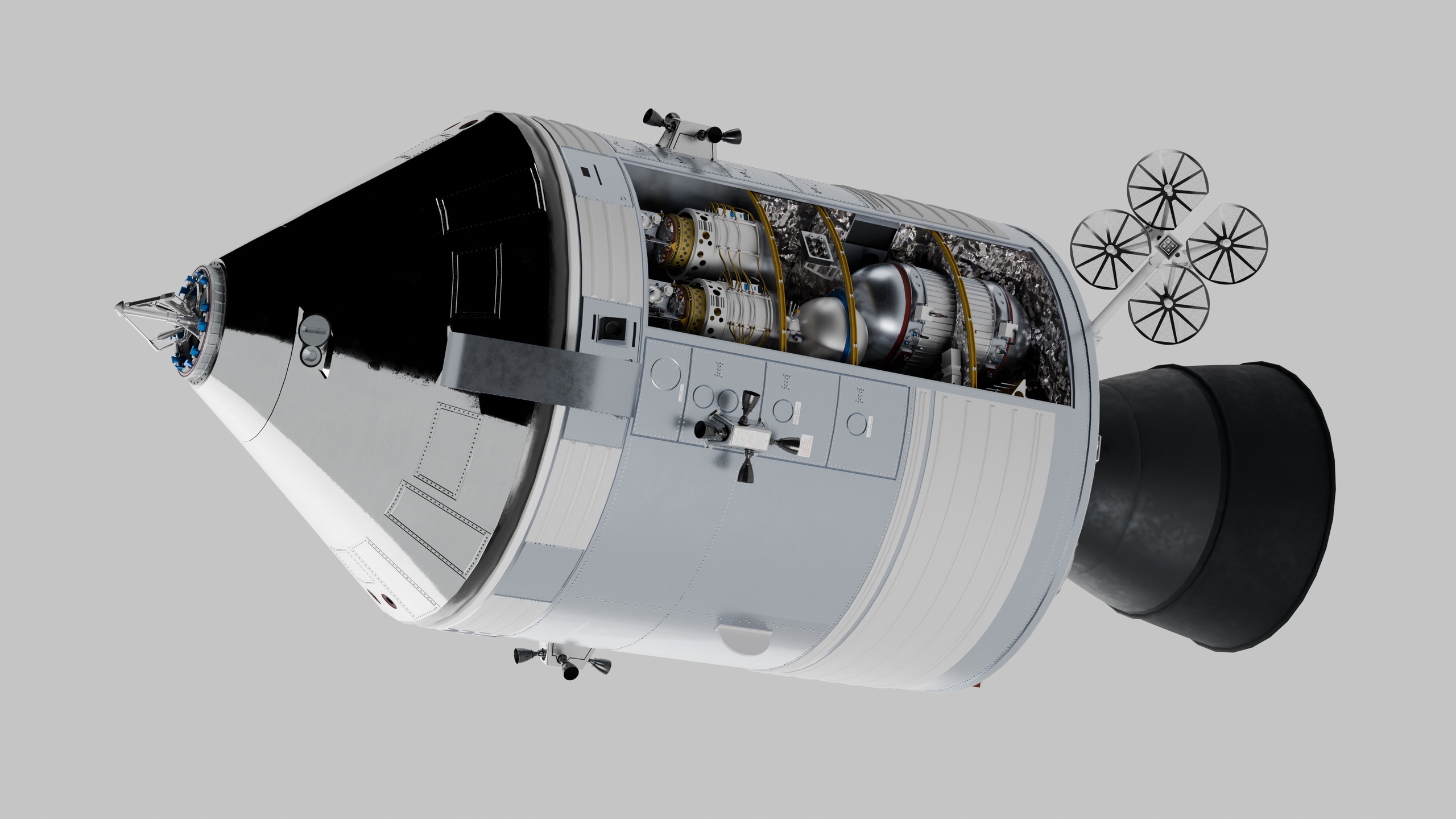 Media 1 for listing Apollo Spacecraft Command Service Module (CSM)