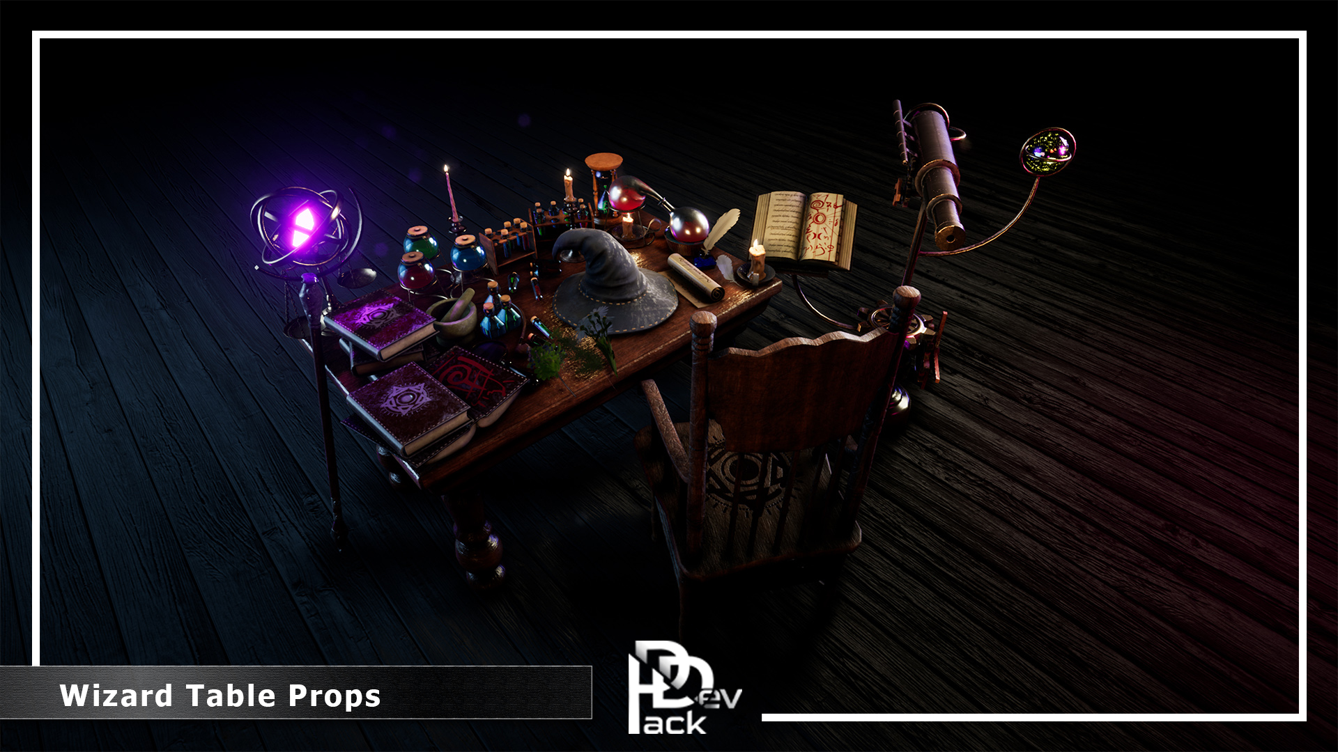 Wizard Table Props / 30+ Assets | Fab