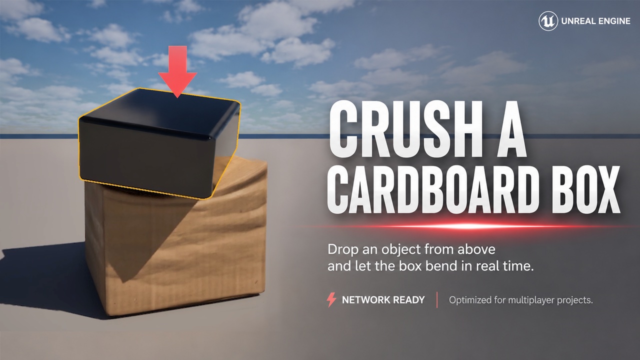 Media 1 for listing Shape Cage | Mesh Deformer — Crush Boxes, Squash Balls, Close Curtains