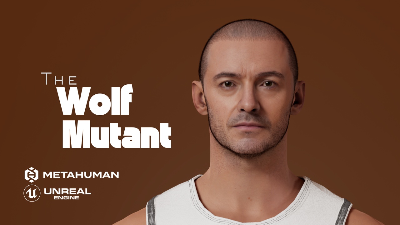 Media 1 for listing The Wolf Mutant (Hugh Jackman - Wolverine - Logan) │ Metahuman