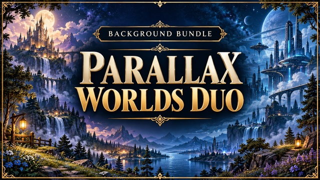 Parallax Worlds Duo — Cobalt Game Assets