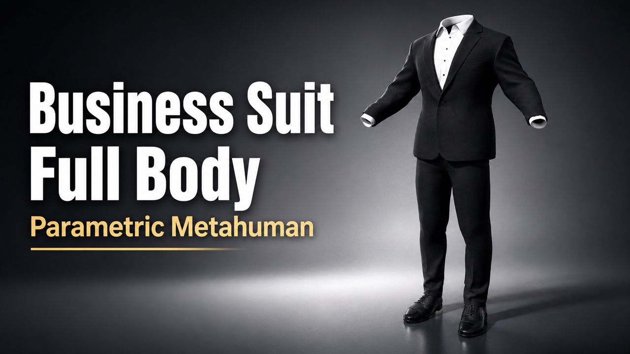 File multimediali per l'articolo 3D Business Suit Full Body Metahuman - Male_Female MH & UE5 Skeletons - Rigged: 1