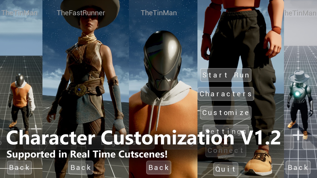 Media 1 for listing wRAiTHcg's Character Customization System
