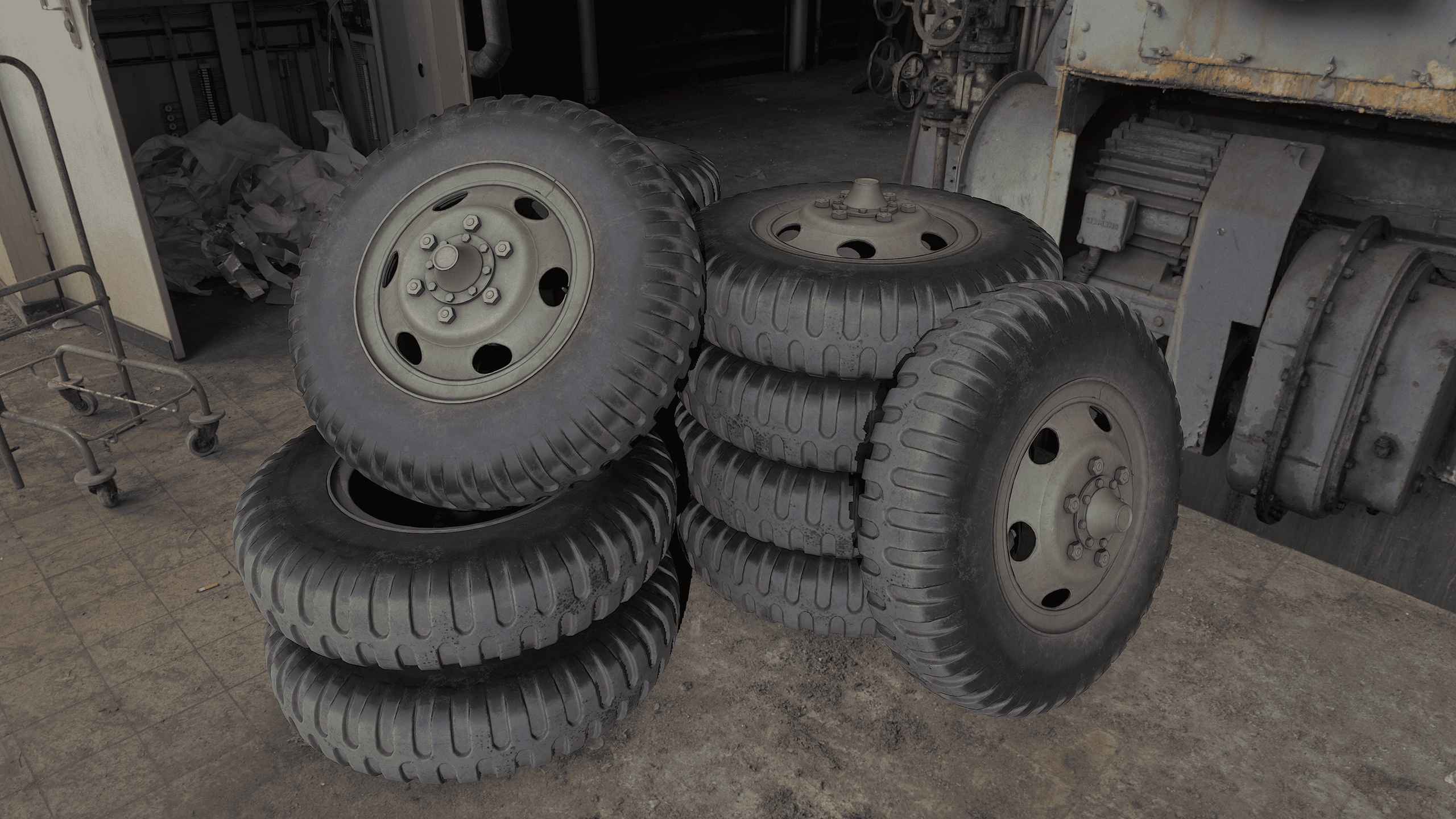 Medium 1 für Eintrag M35A2 wheels - grouped prop