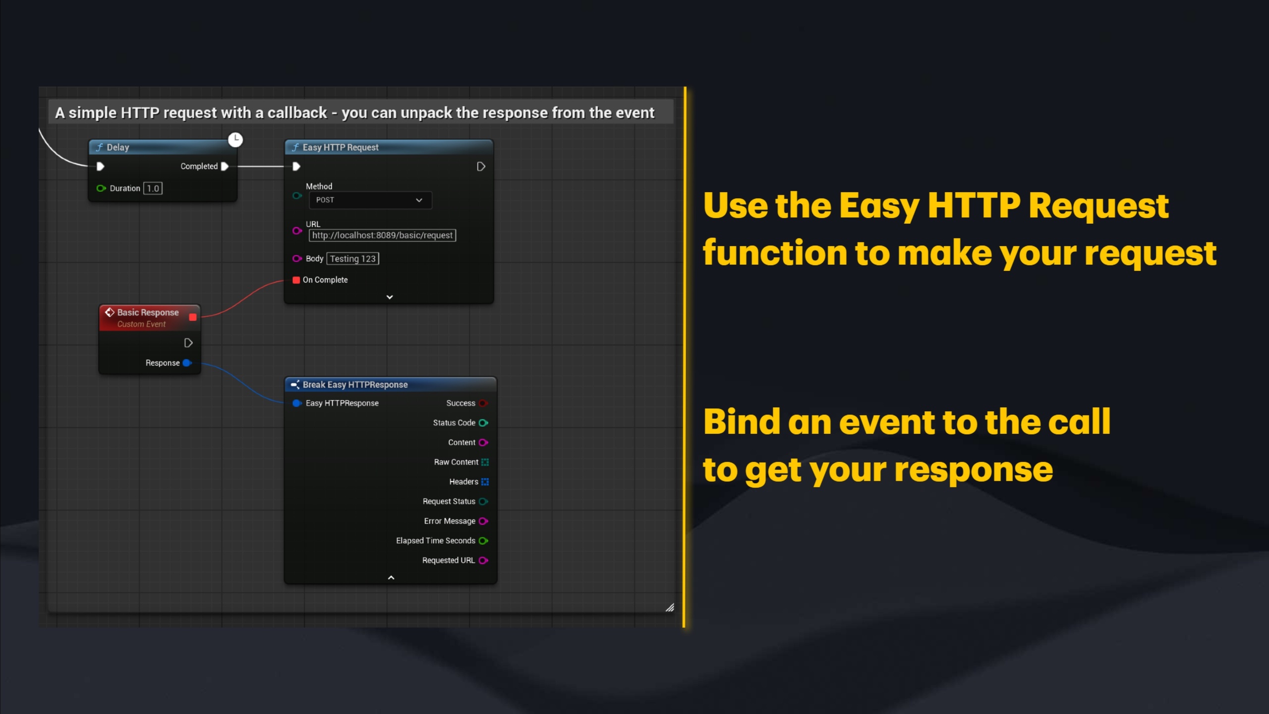Media 1 for listing EasyHTTP | Blueprint HTTP Request Plugin