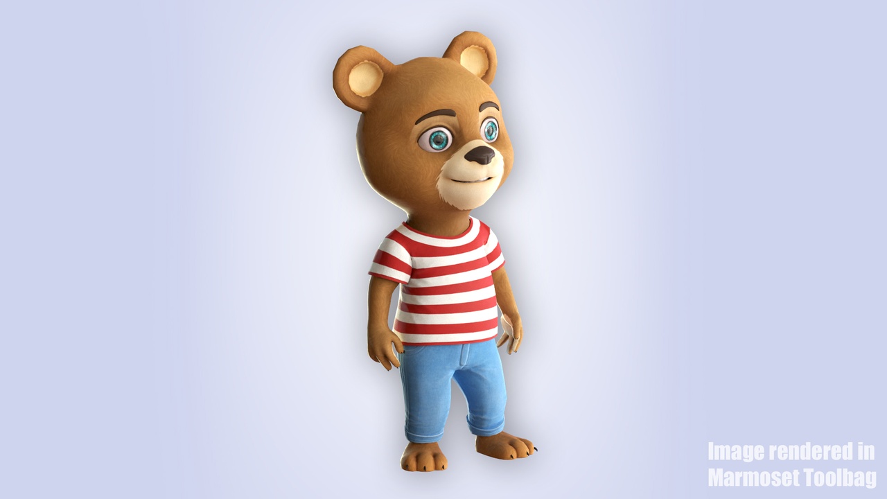 Media 1 for listing Cartoon Bear Cloth