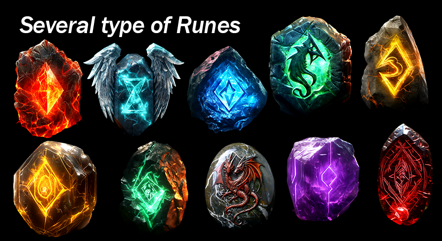 Rune 143 kinds | Fab