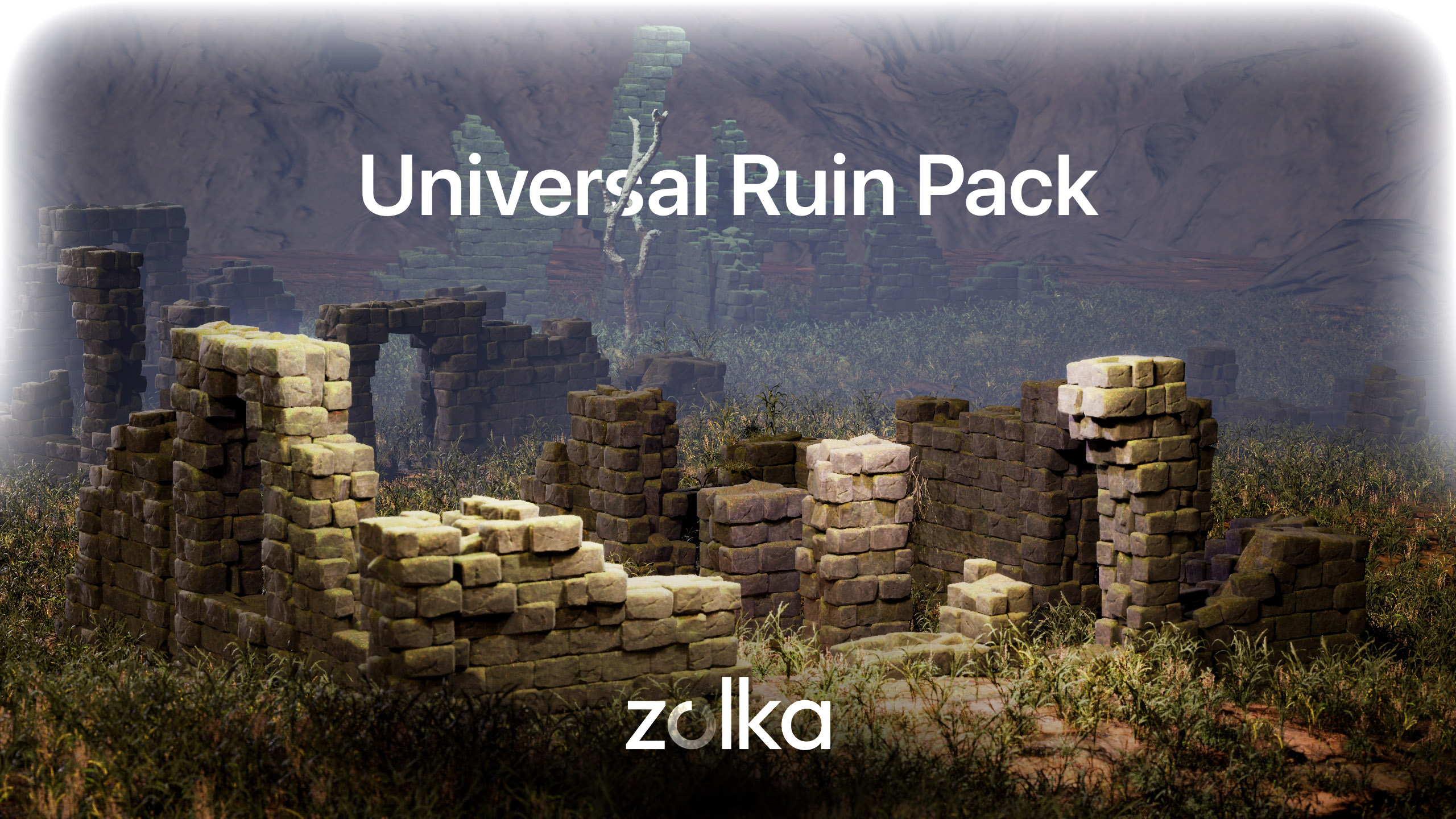 Universal Stone Ruins Pack | Fab