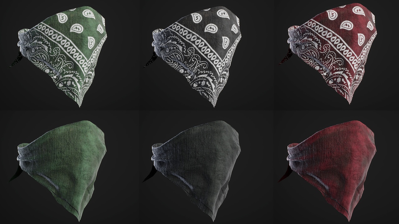 Media 1 for listing Bandana Mask - Metahuman