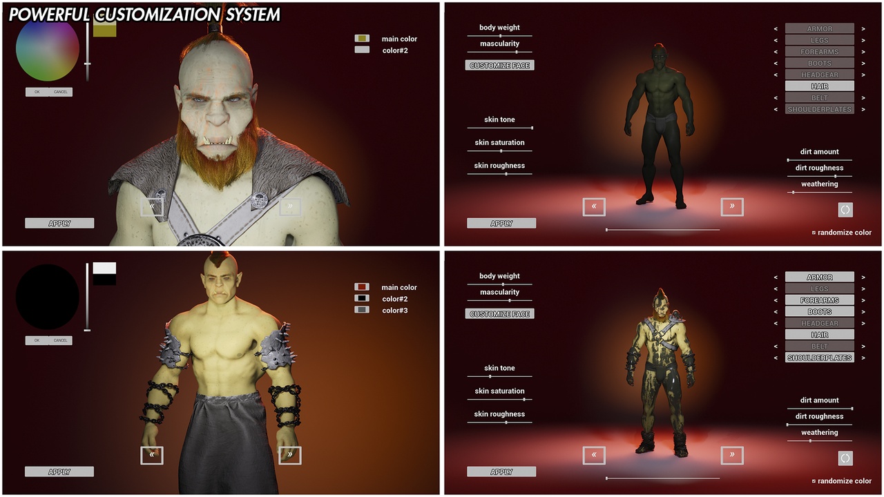 出品Orcs configurator (modular character)のメディア1