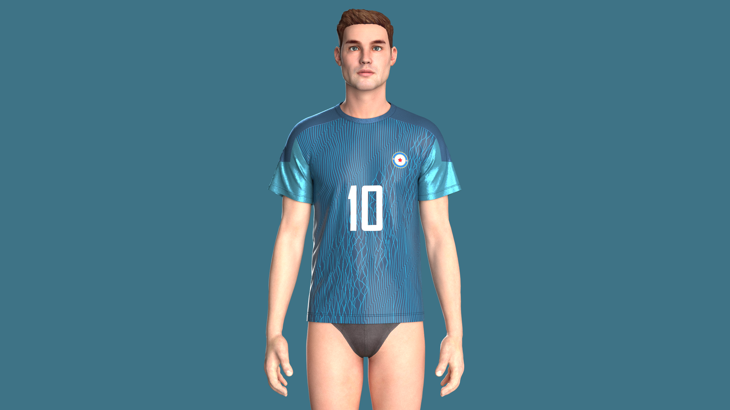 Soccer Sports Jersey Player-10 V3 | High Poly | Fab Soccer Sports Jersey Player-10 V3 | High Poly | Fab