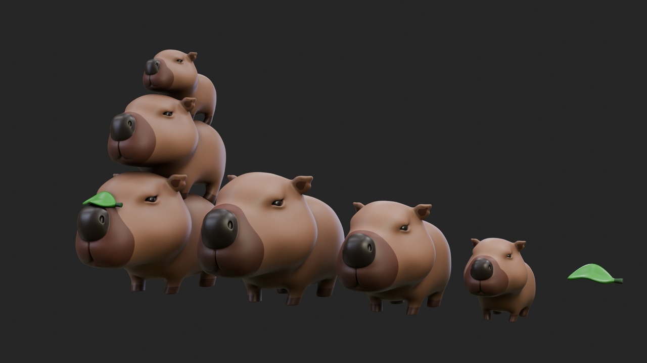 Media 1 for listing Cute Capybara
