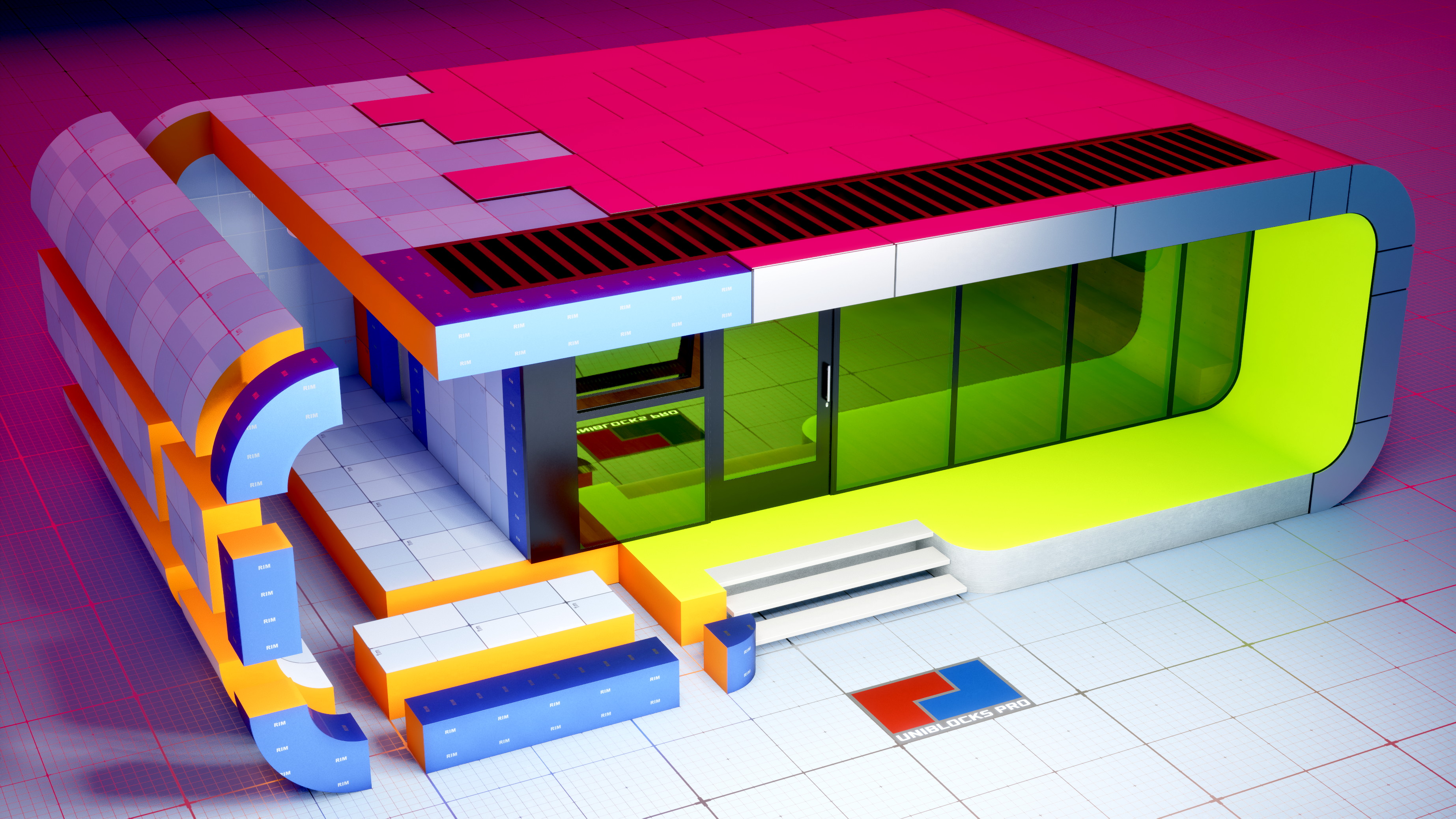 UNIBLOCKS PRO [modular homes, buildings, structures] | Fab