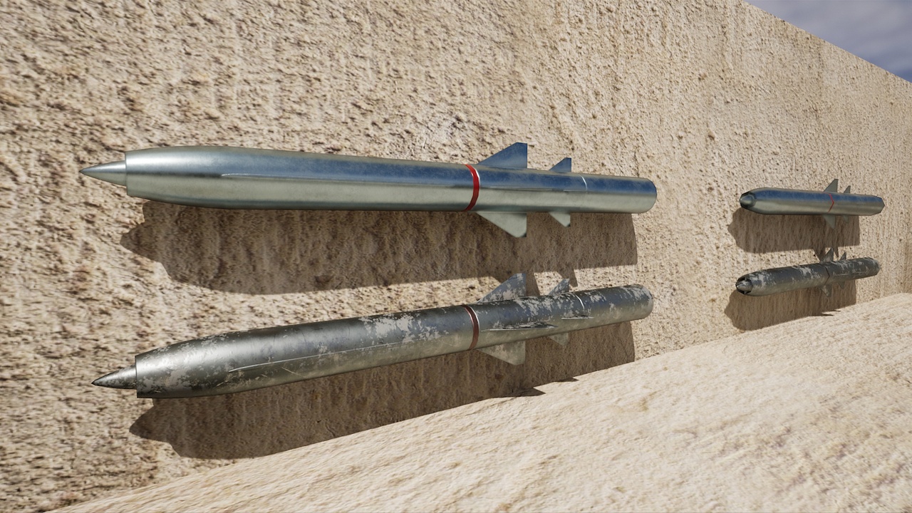 الوسائط 1 للقائمة Cruise Missile PBR (UE5 Sample)