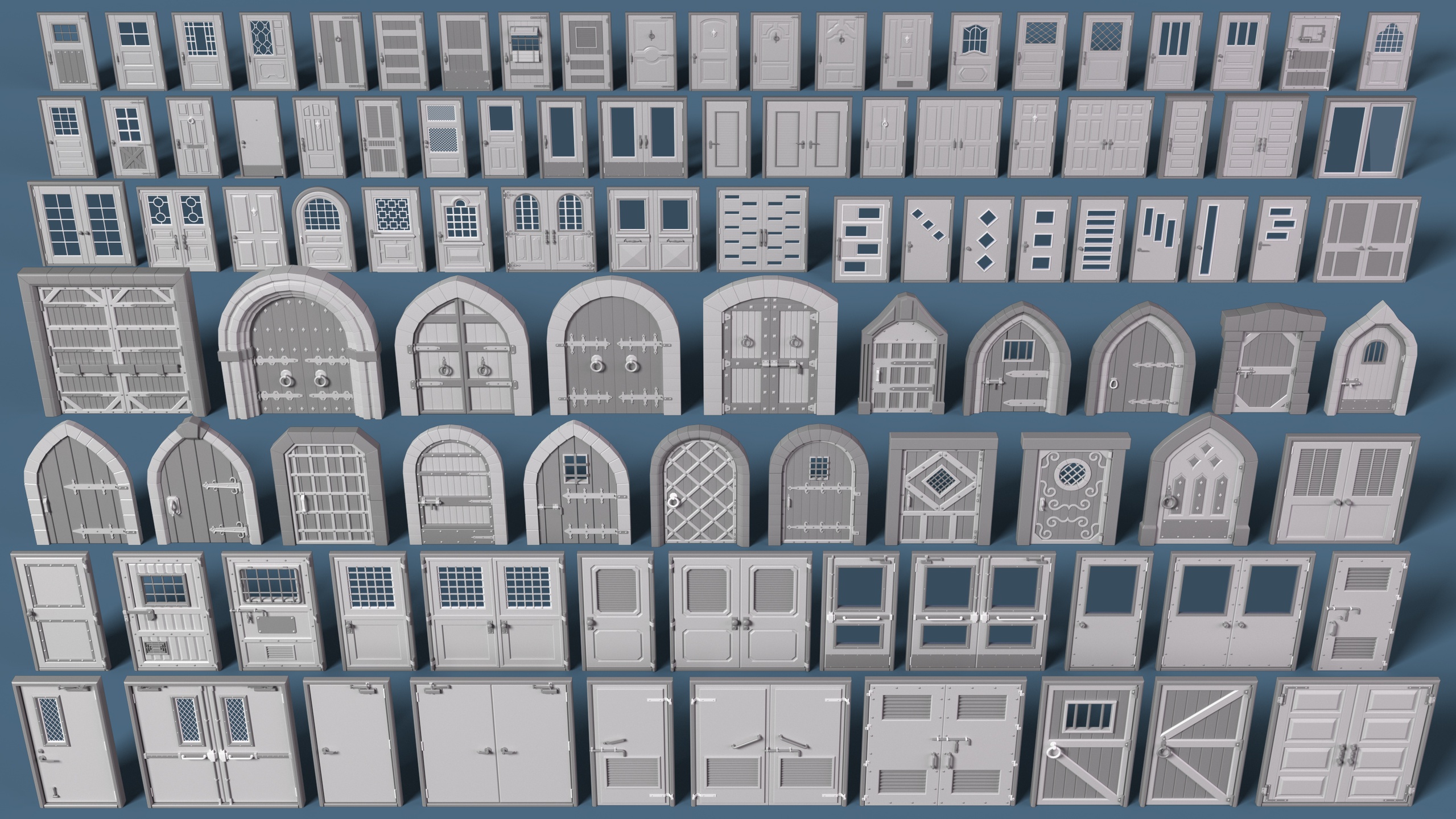 Media 1 for listing Doors Collection - 101 pieces