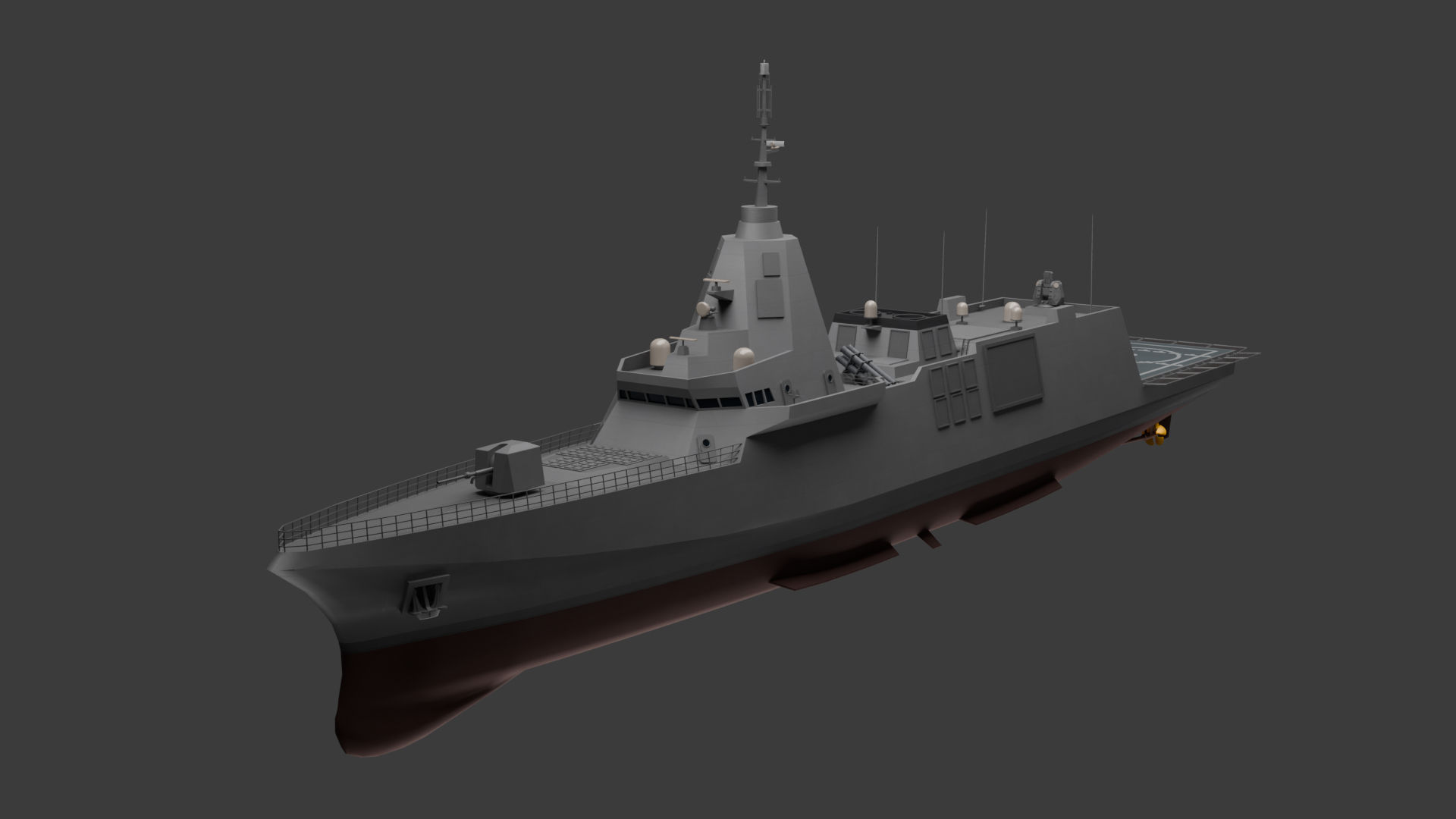 Korean Future Export-Oriented Frigate HDF-6000 | Fab