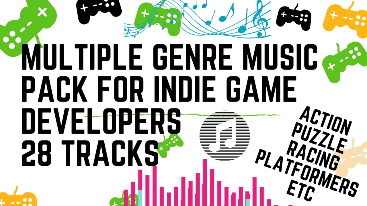 Media 1 for listing 28 tracks Multiple Genre Music Pack