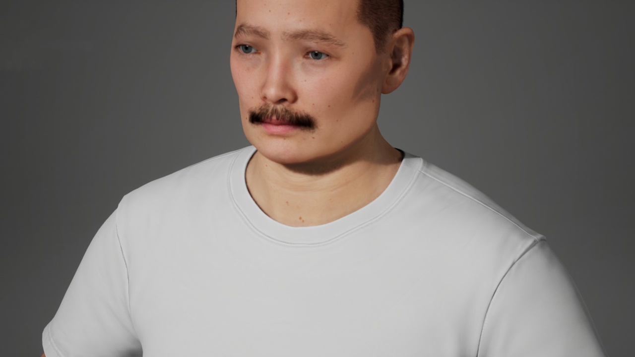 Media 1 for listing Realistic Man NPC MetaHuman for Cinematic & Games –  Derek