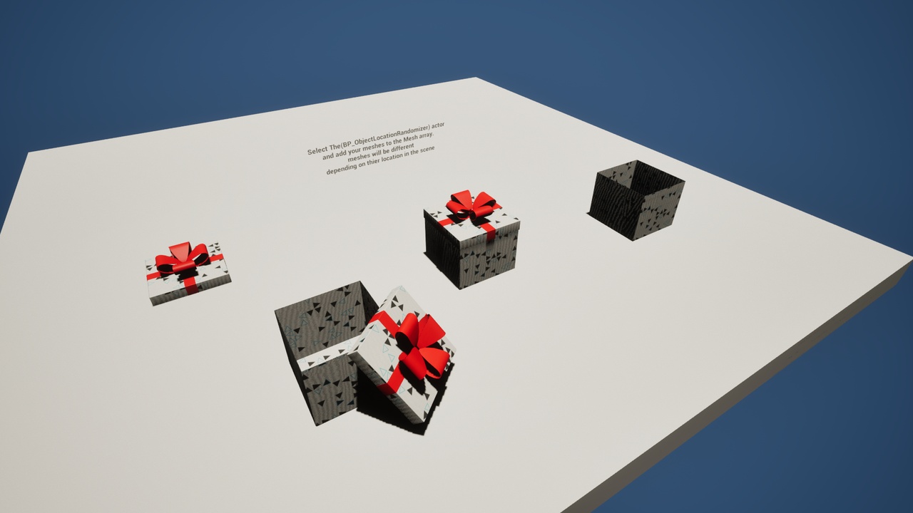 Media 1 for listing Object Randomizer Blueprint