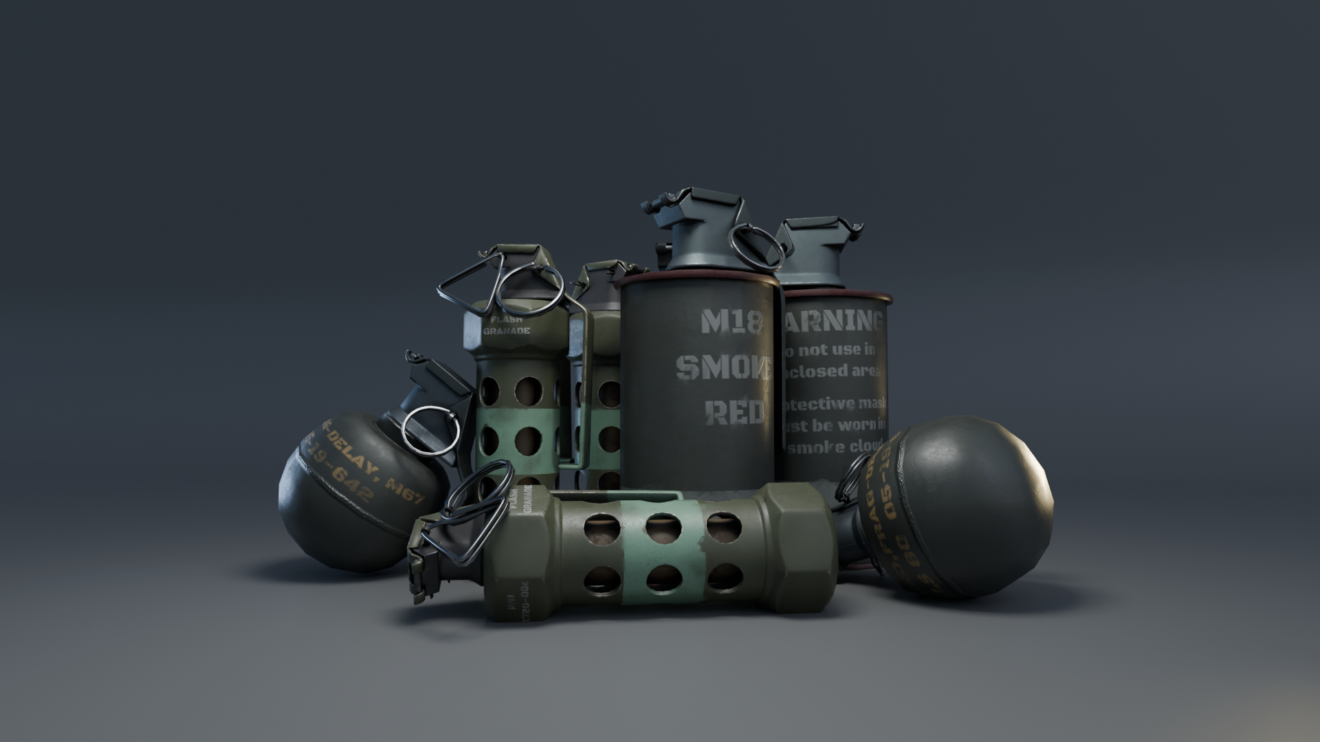 grenade pack | Fab