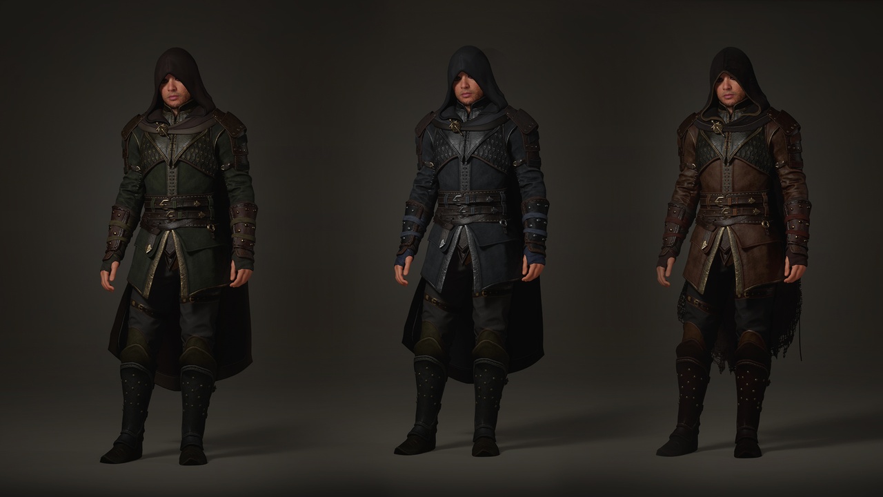 Media 1 for listing RPG Character Set 01 Rogue / Mage / Warrior