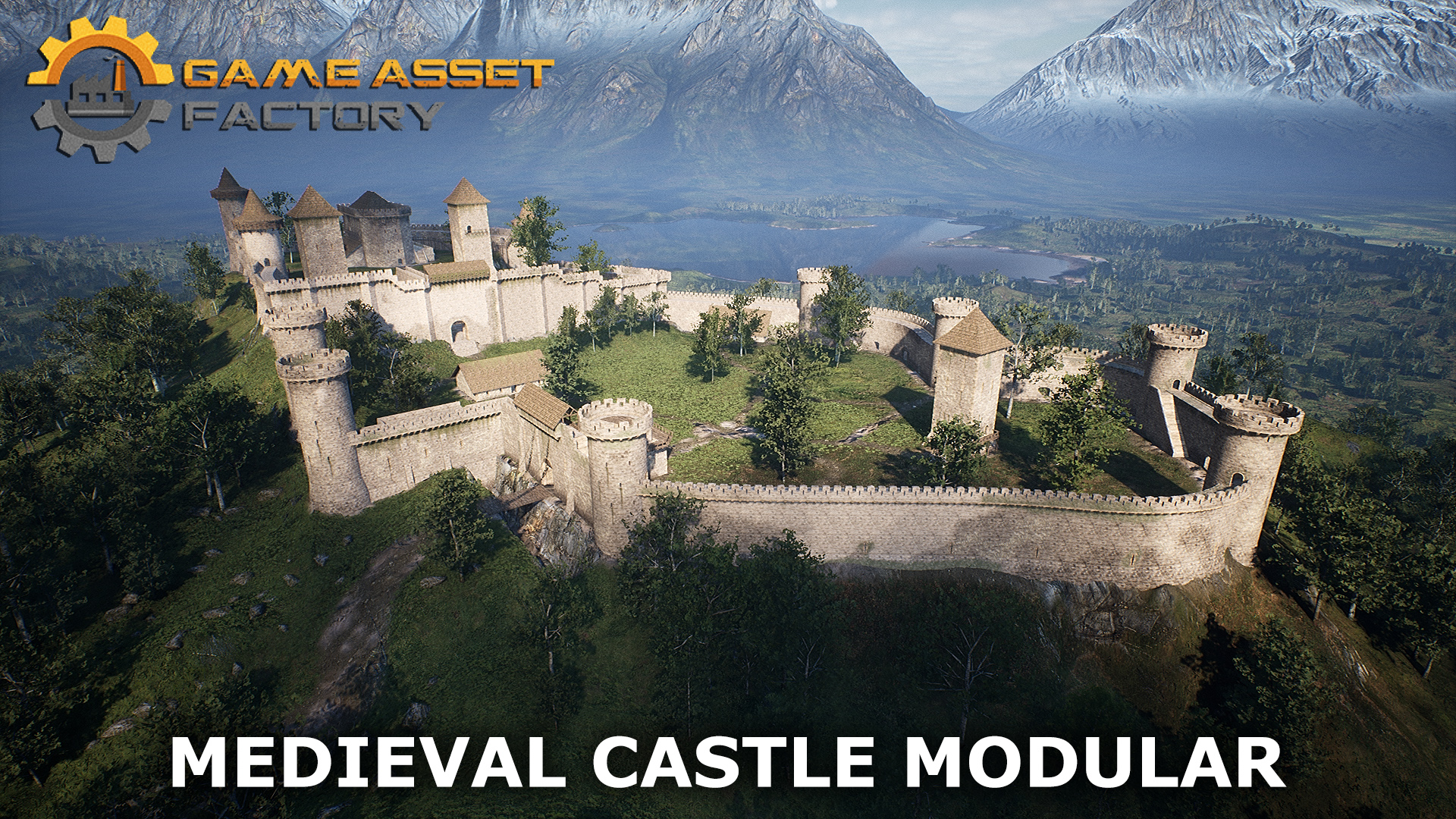 Medieval Castle Modular Vol 1 | Fab