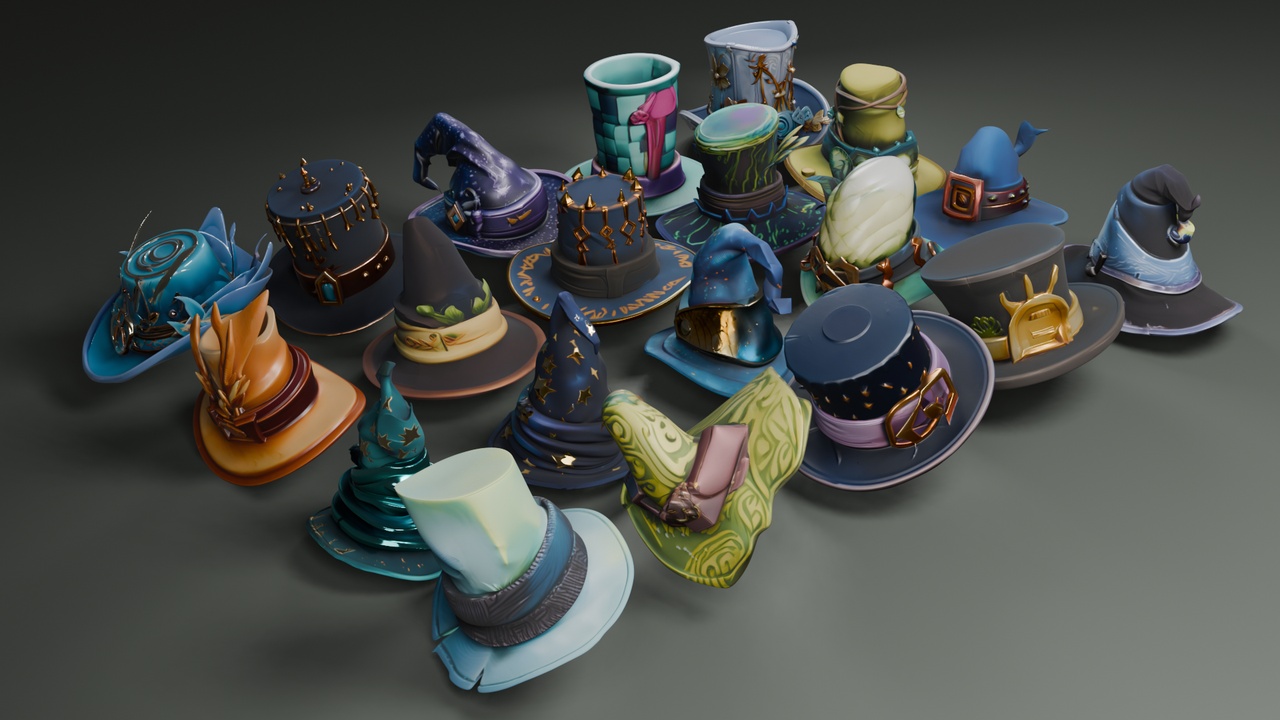 Media 1 for listing Stylized Wizard’s Hats🎩