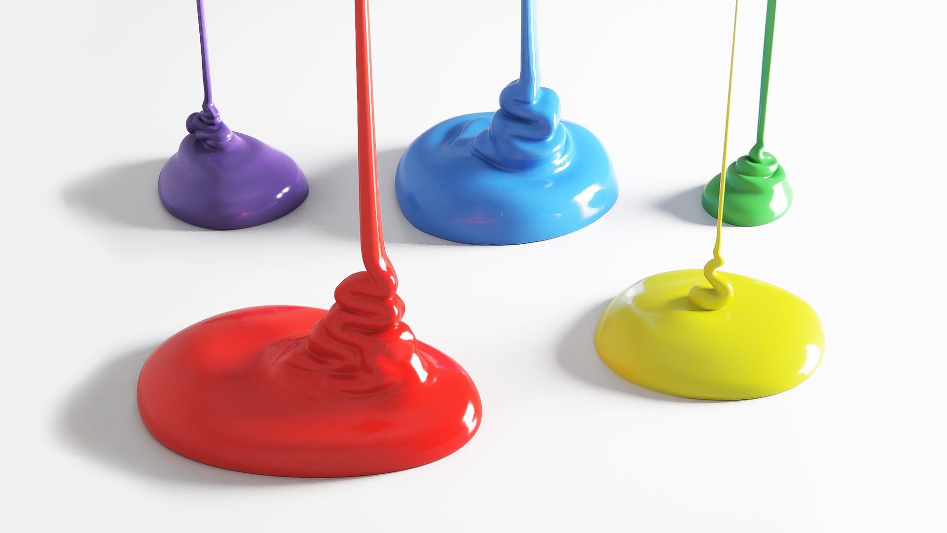 flowing paint 제품 등록을 위한 미디어 1개