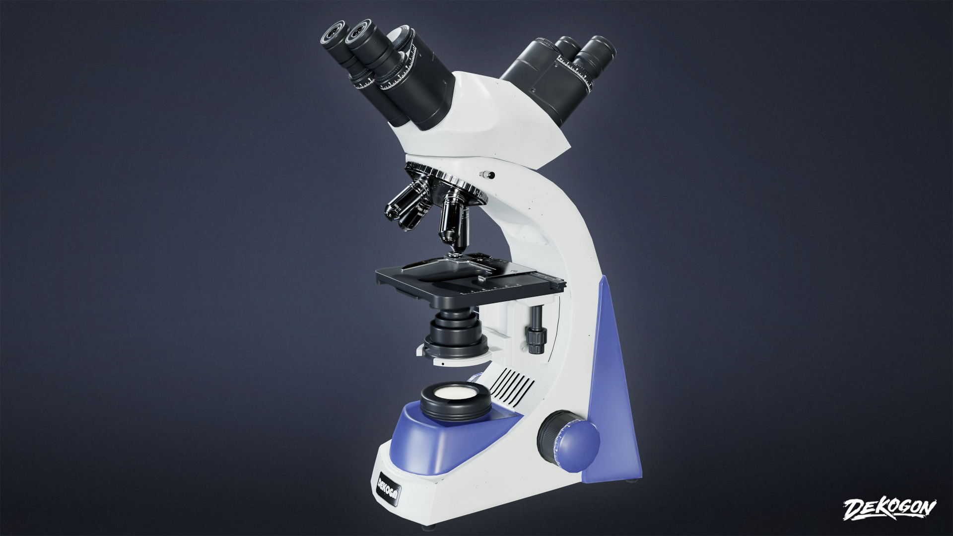 Microscopy Gaming Hospital - Microscope 01 - PBR Game Ready | Fab