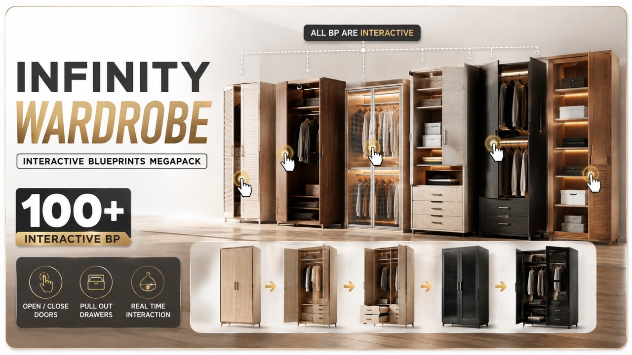Media 1 for listing Infinity Wardrobe - Closet Megapack