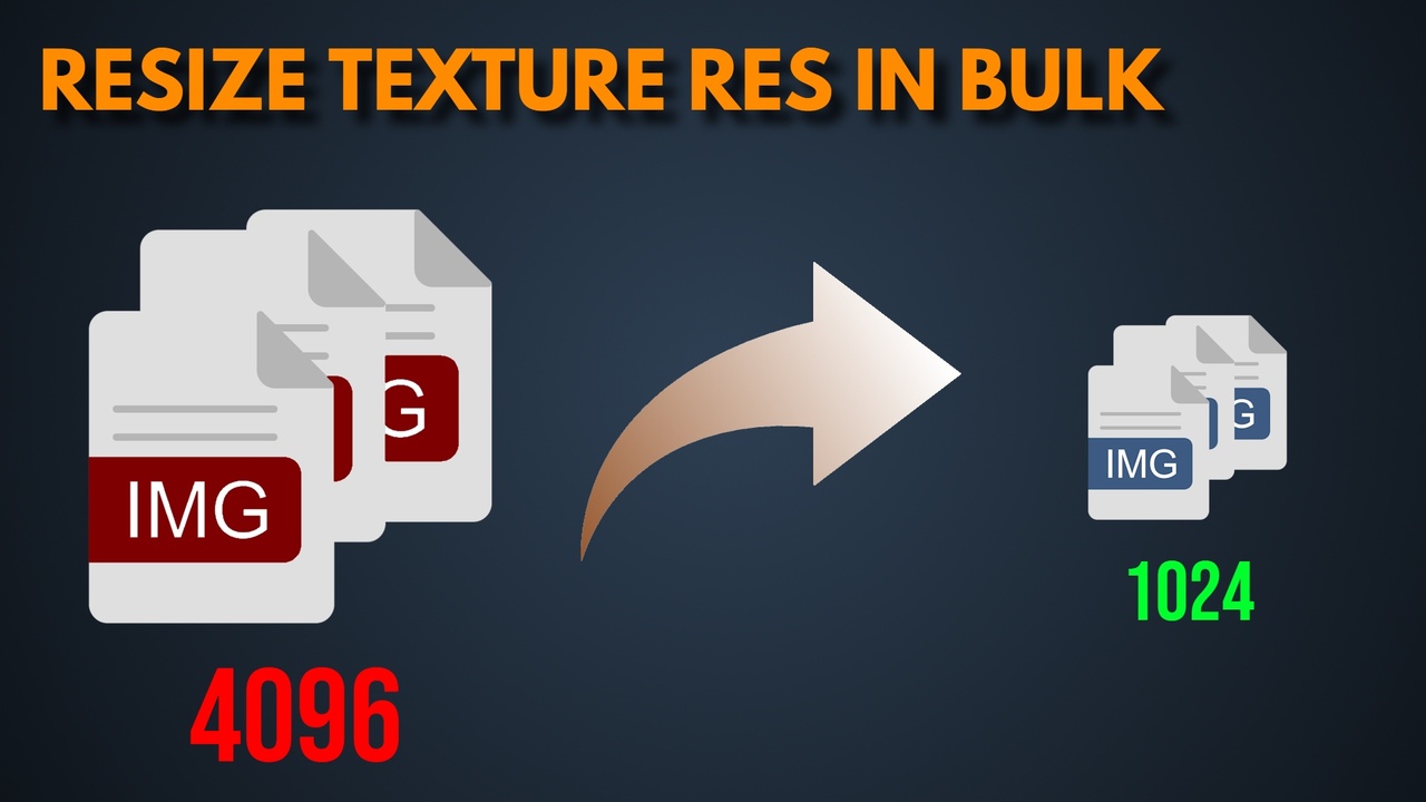 Media 1 for listing TexBatch - Batch Texture Resize Tool