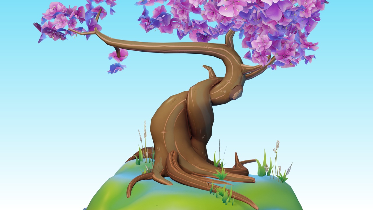 Media 1 for listing Tree, Stylized, Island