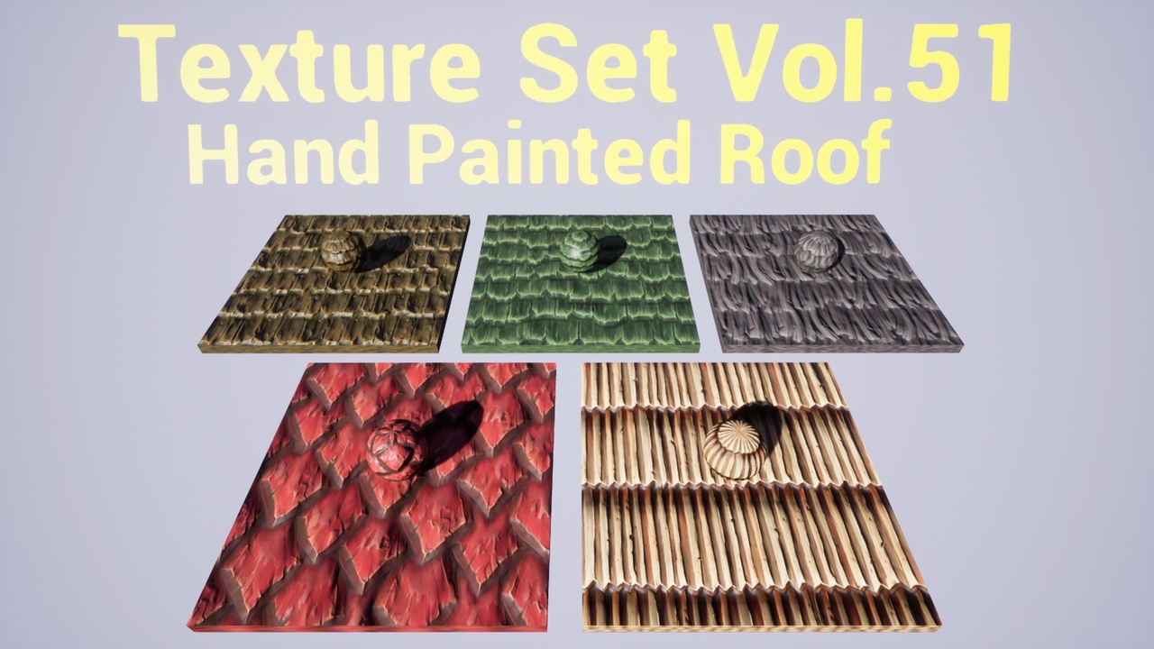 Media 1 for listing Roof Vol.51 - Hand Painted Textures