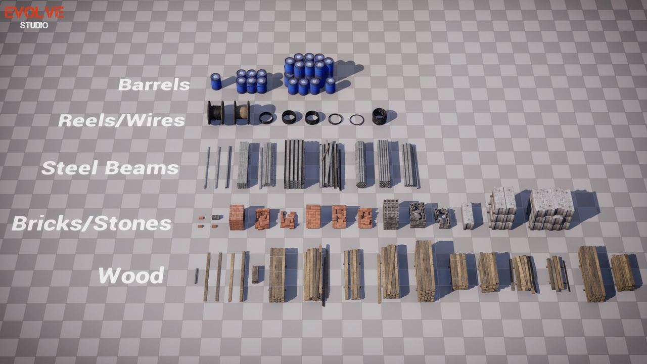 Media 1 for listing Construction Props Pack
