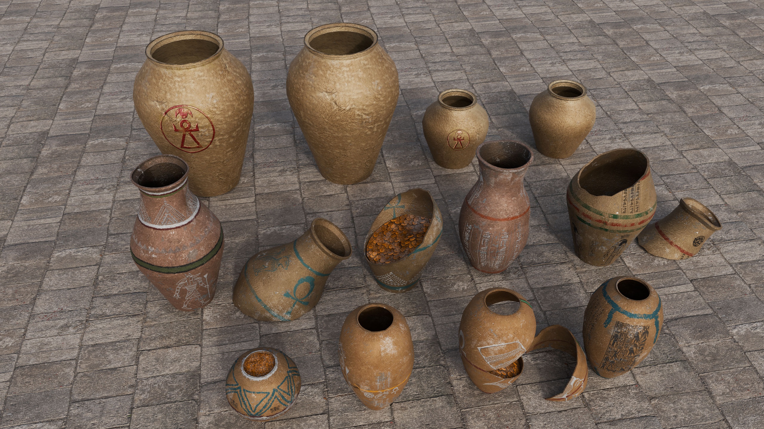 Media 1 for listing Ancient Clay Jars / Vases