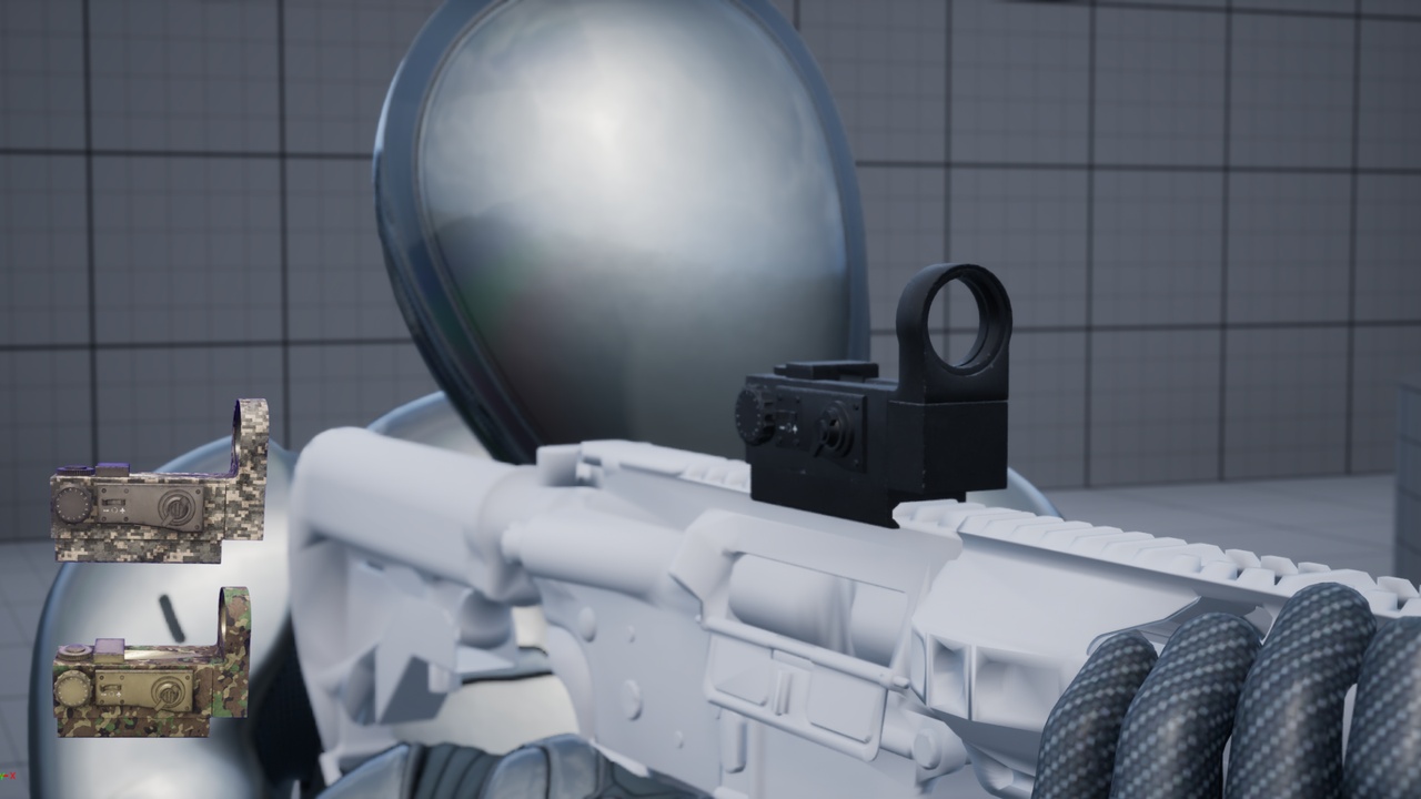 Media 1 for listing Realistic Rifle Scopes+Camouflages