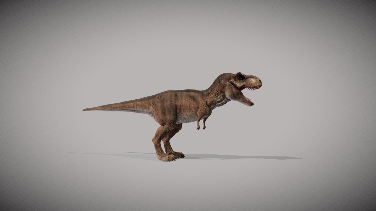 Media 1 for listing Real Time Ready T-Rex Model - Unrigged