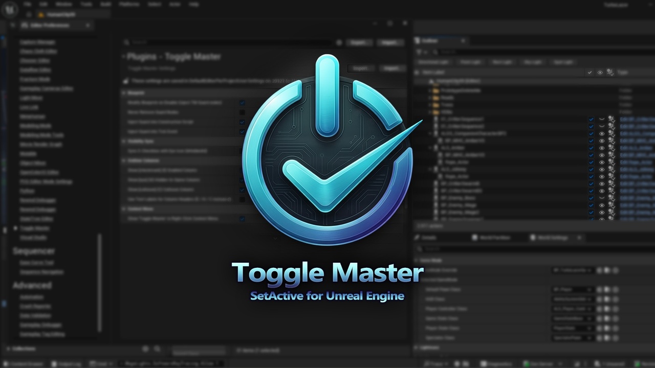 Media 1 for listing Toggle Master | Actor Disable / Enable (SetActive)