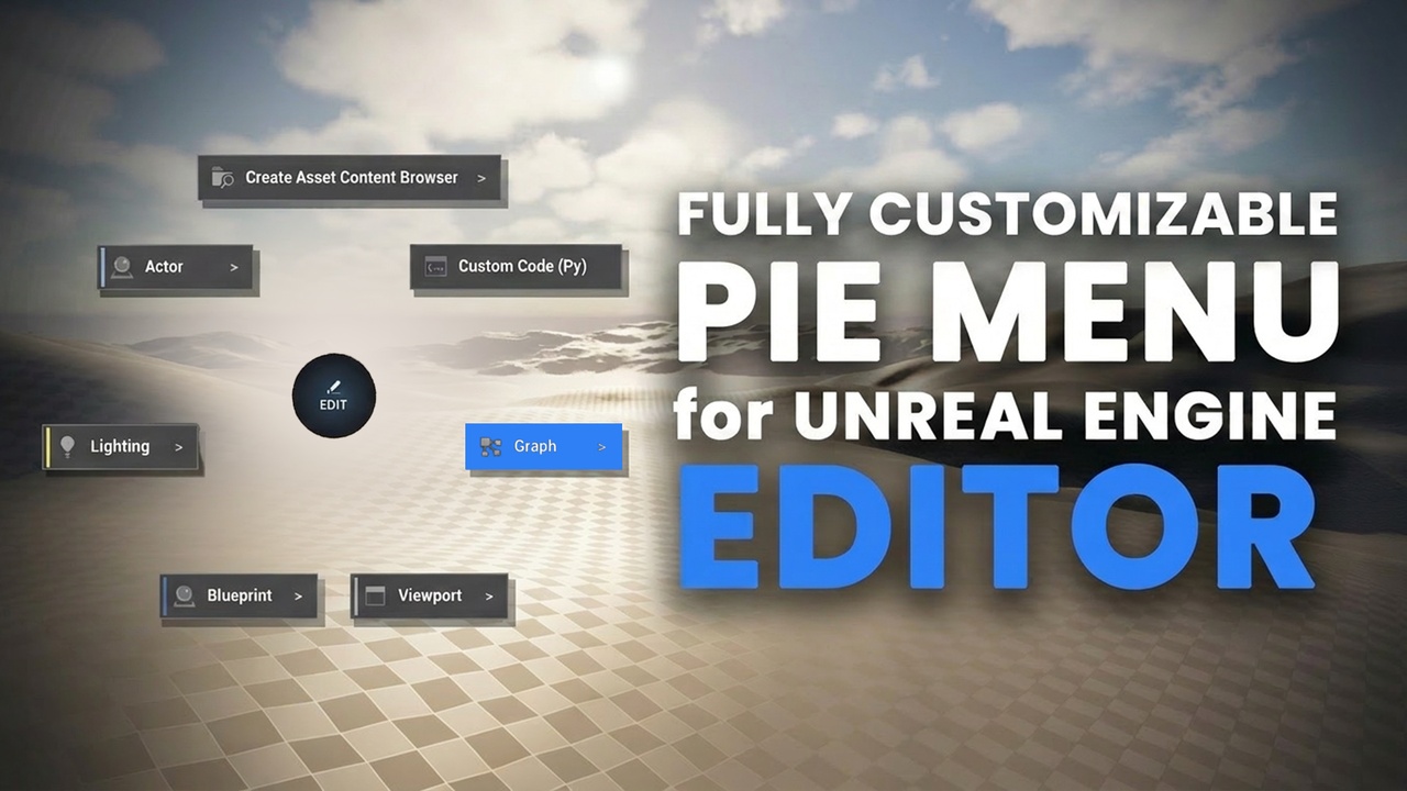 Media 1 for listing QUICK MENU - Radial Pie Menu with Graph Editor