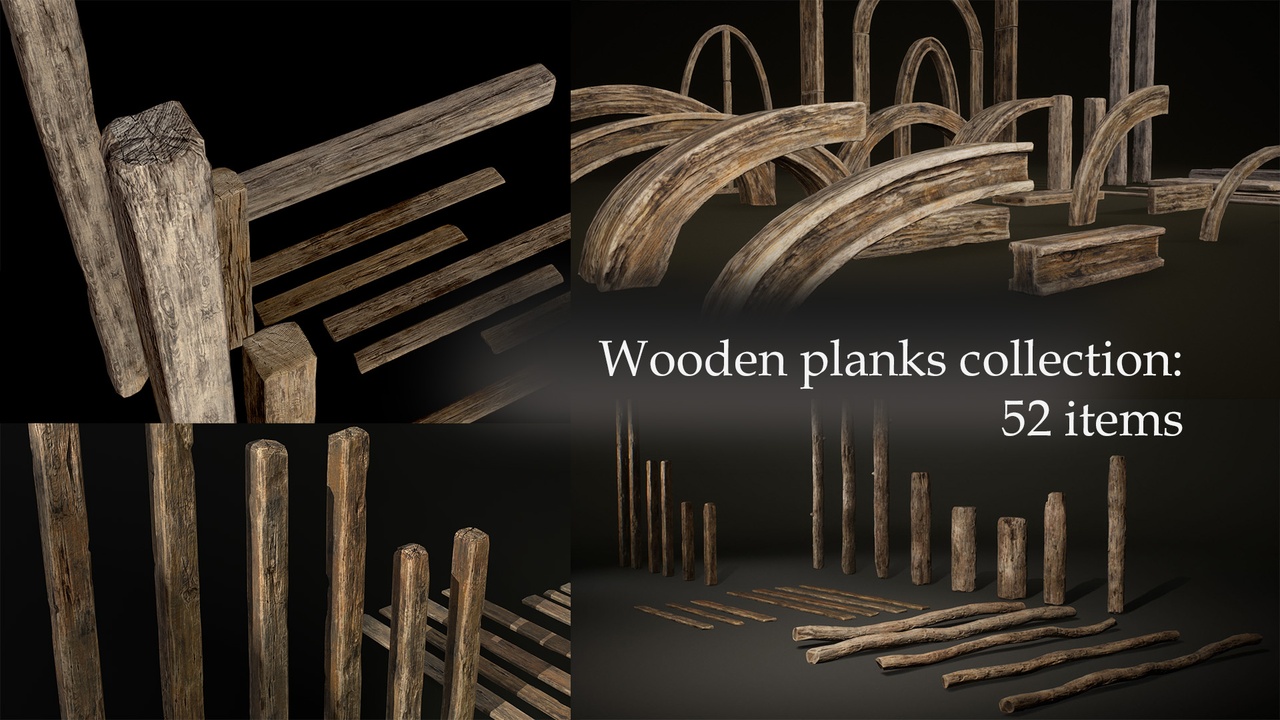 Wooden Planks collection: 52 items 제품 등록을 위한 미디어 1개