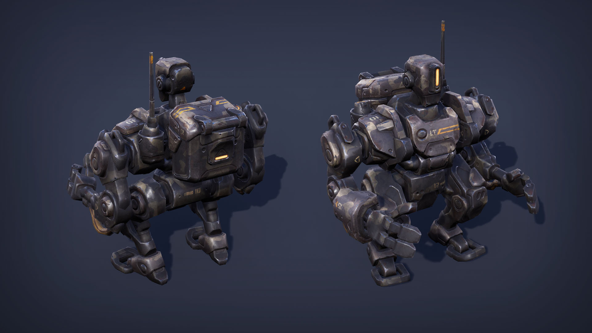 Mech Constructor Humanoid Robots Fab