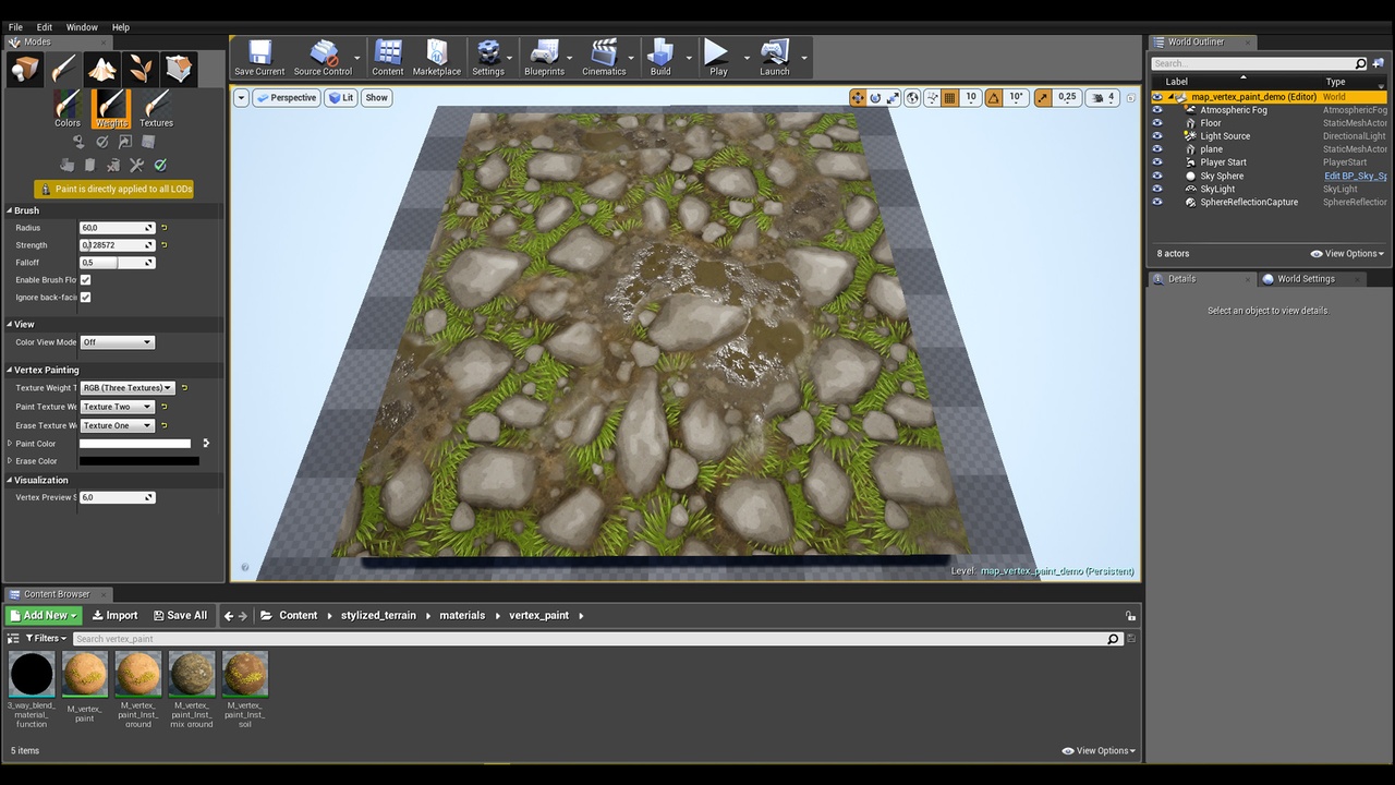 商品 Stylized Terrain Pack of 50 Materials 的媒体 1