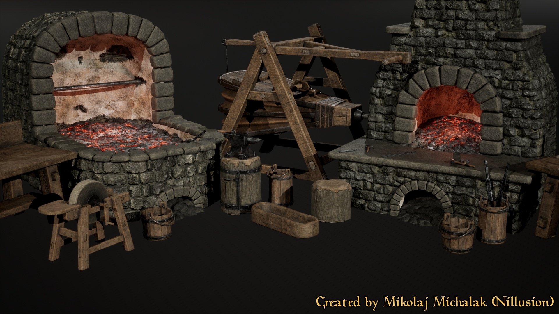Media 1 for listing Medieval Blacksmith Pack