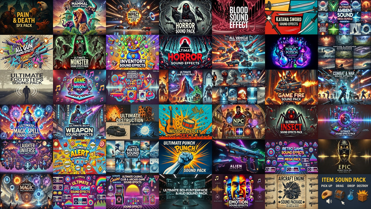 Media 1 for listing Ultimate Music and Sound Effect Collection of 18000+