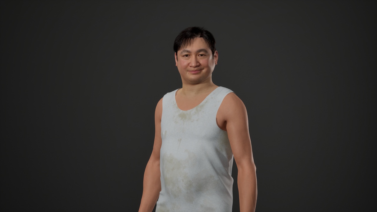 Media 1 for listing MetaHuman Resizable Dirty Tank Top