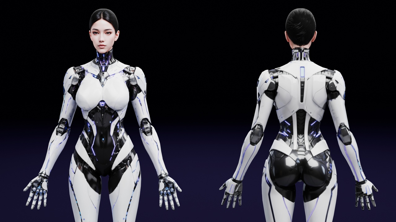 Media 1 for listing Cyberpunk Female Cyborg