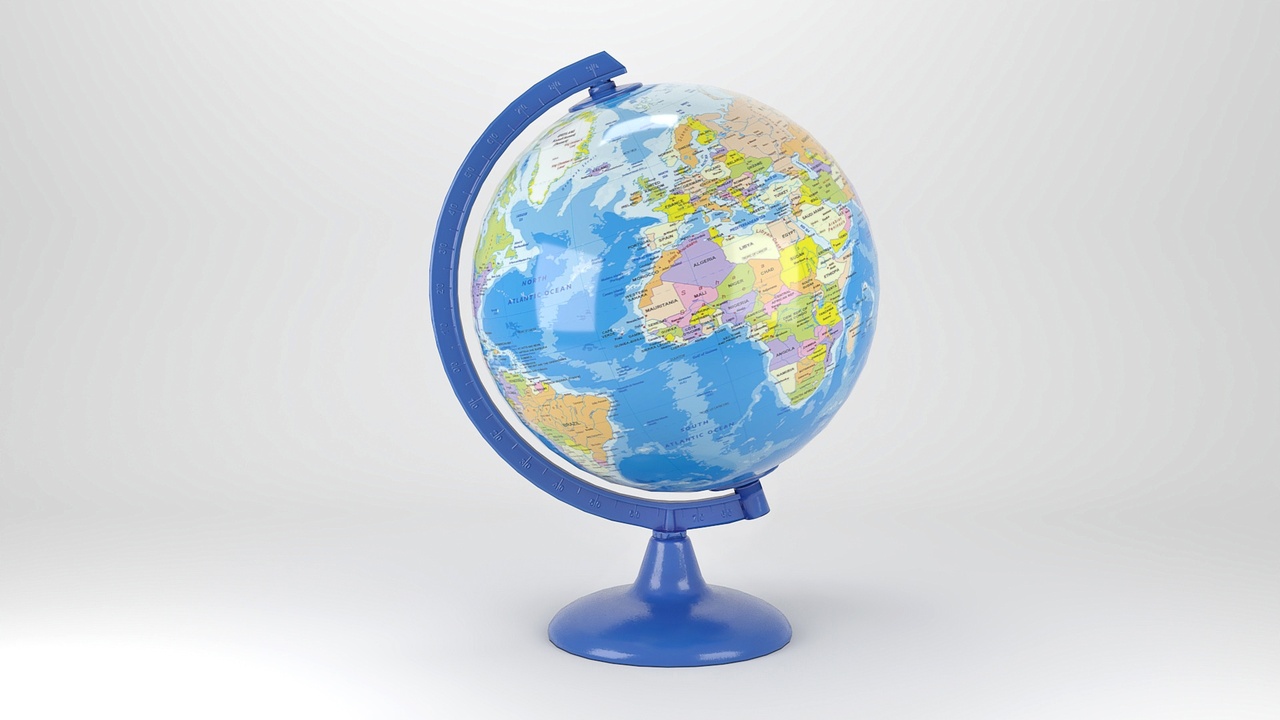 Media 1 for listing Earth Globe lowpoly