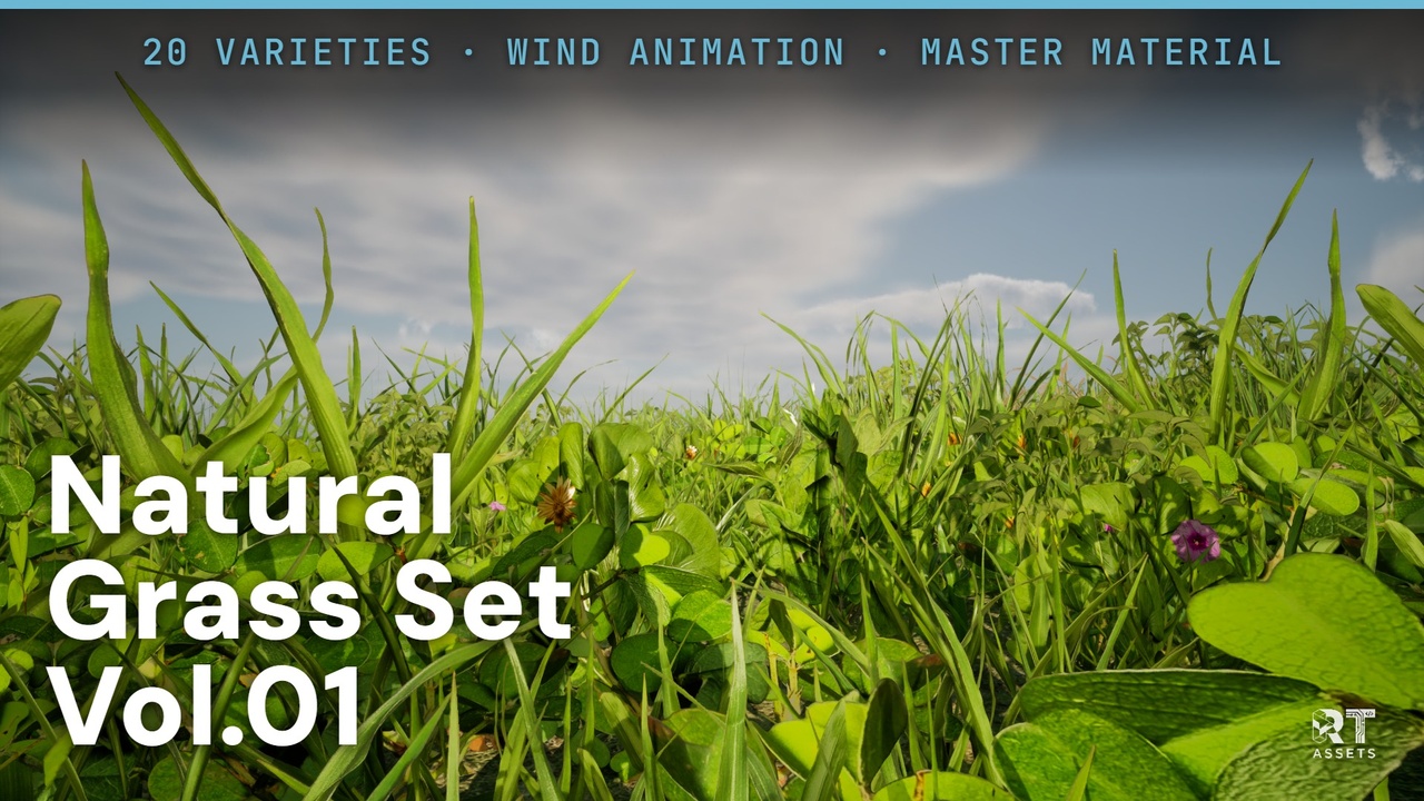 Media 1 for listing Natural Grass Set Vol.01
